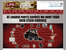Tablet Screenshot of loaderpartssource.com